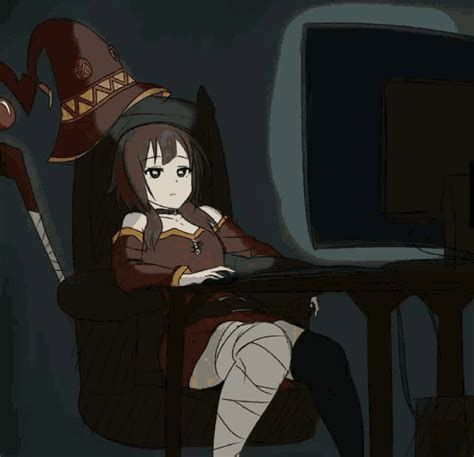 megumin sitting|megumin Images, Photos, Memes, Gifs, and Pictures .